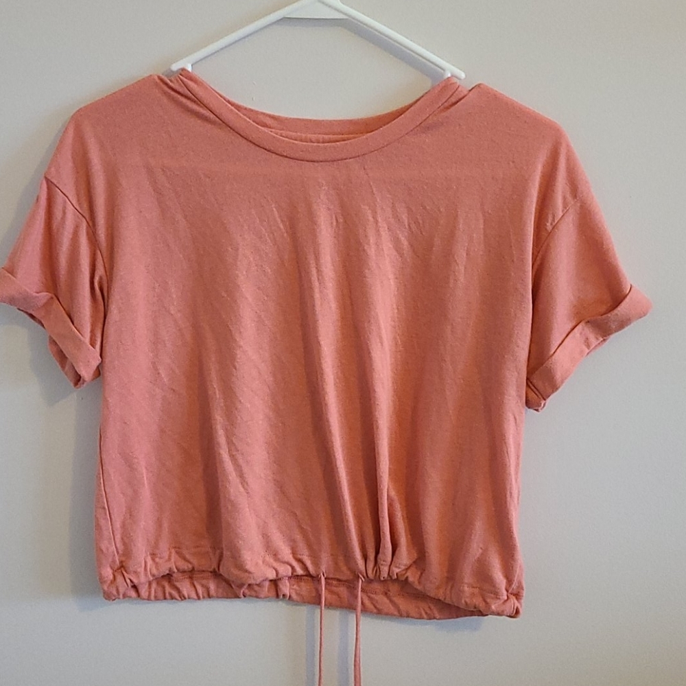 Tie bottom crop top